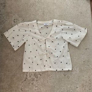Hip Gypsy polka dot top